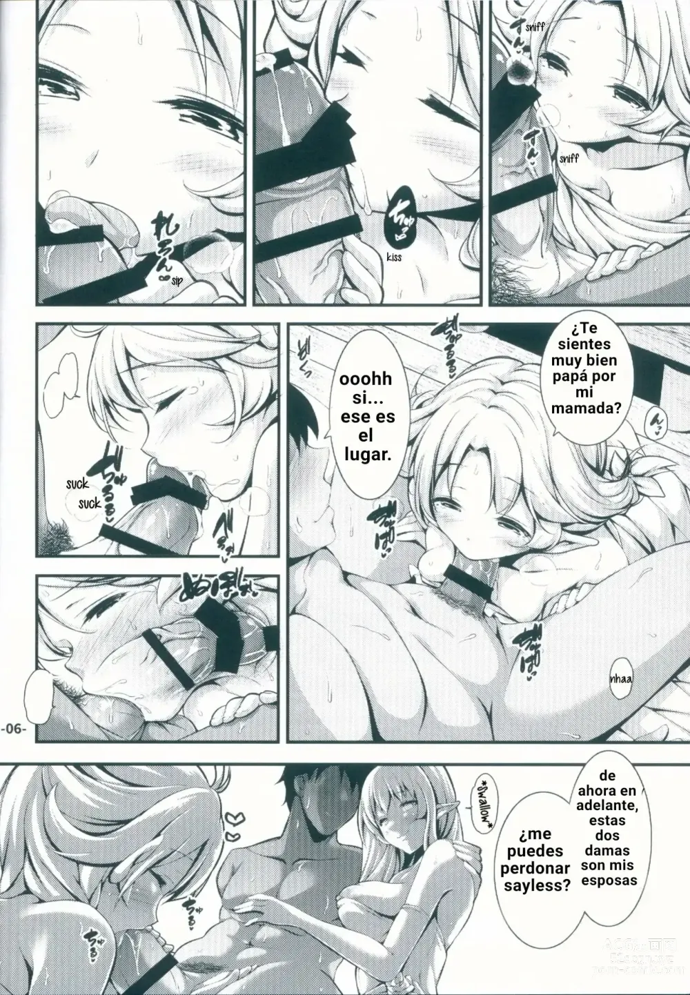 Page 4 of doujinshi Sexo con mi Hija y Esposa Elfas