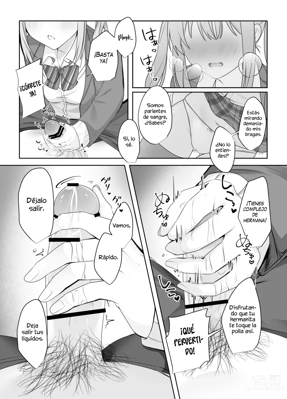 Page 12 of doujinshi Atrapado en una Habitación Cerrada para Tener Sexo con la Perra de tu Hermana Pequeña