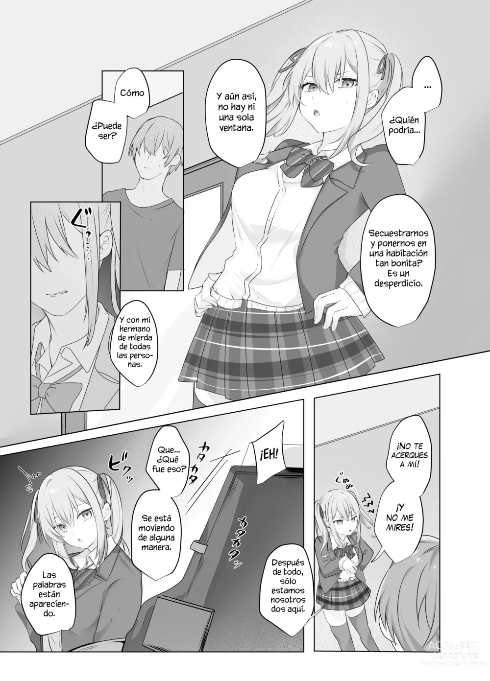 Page 6 of doujinshi Atrapado en una Habitación Cerrada para Tener Sexo con la Perra de tu Hermana Pequeña