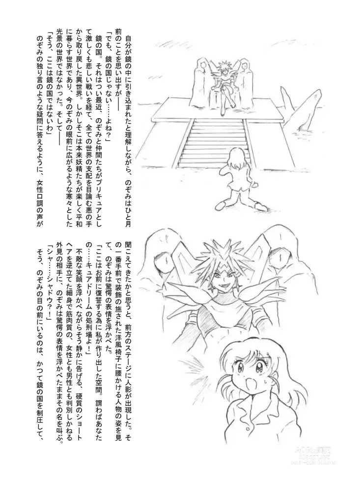 Page 10 of doujinshi Shokeijou no Cure Dream Zouho Kaitei PDF Ban