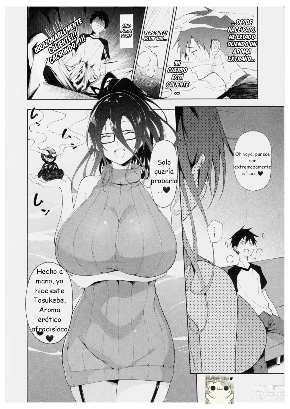 Page 7 of doujinshi Fui devorado por la bella gerente de lentes y enormes pechos.