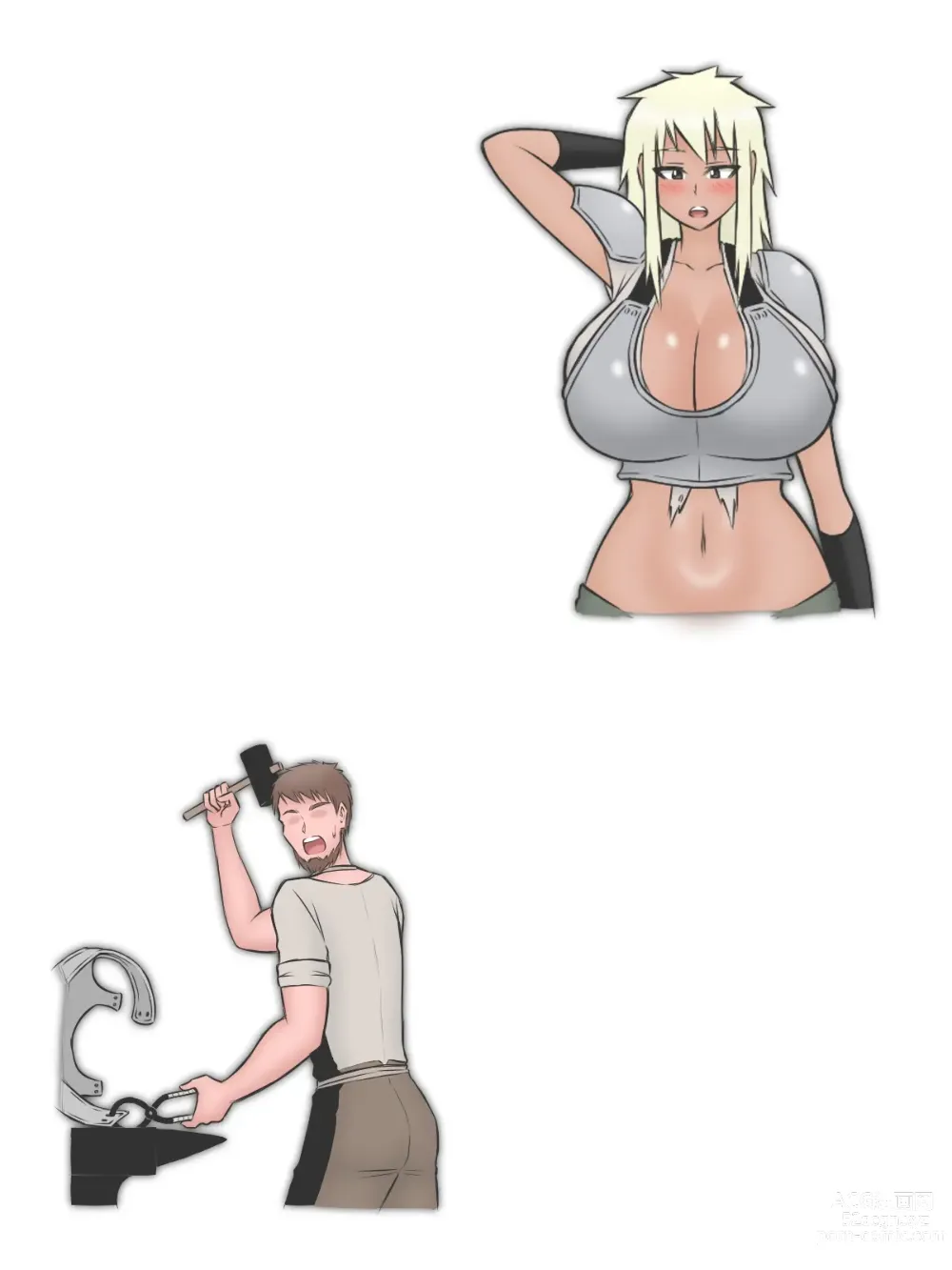 Page 34 of doujinshi Oppai to Armor