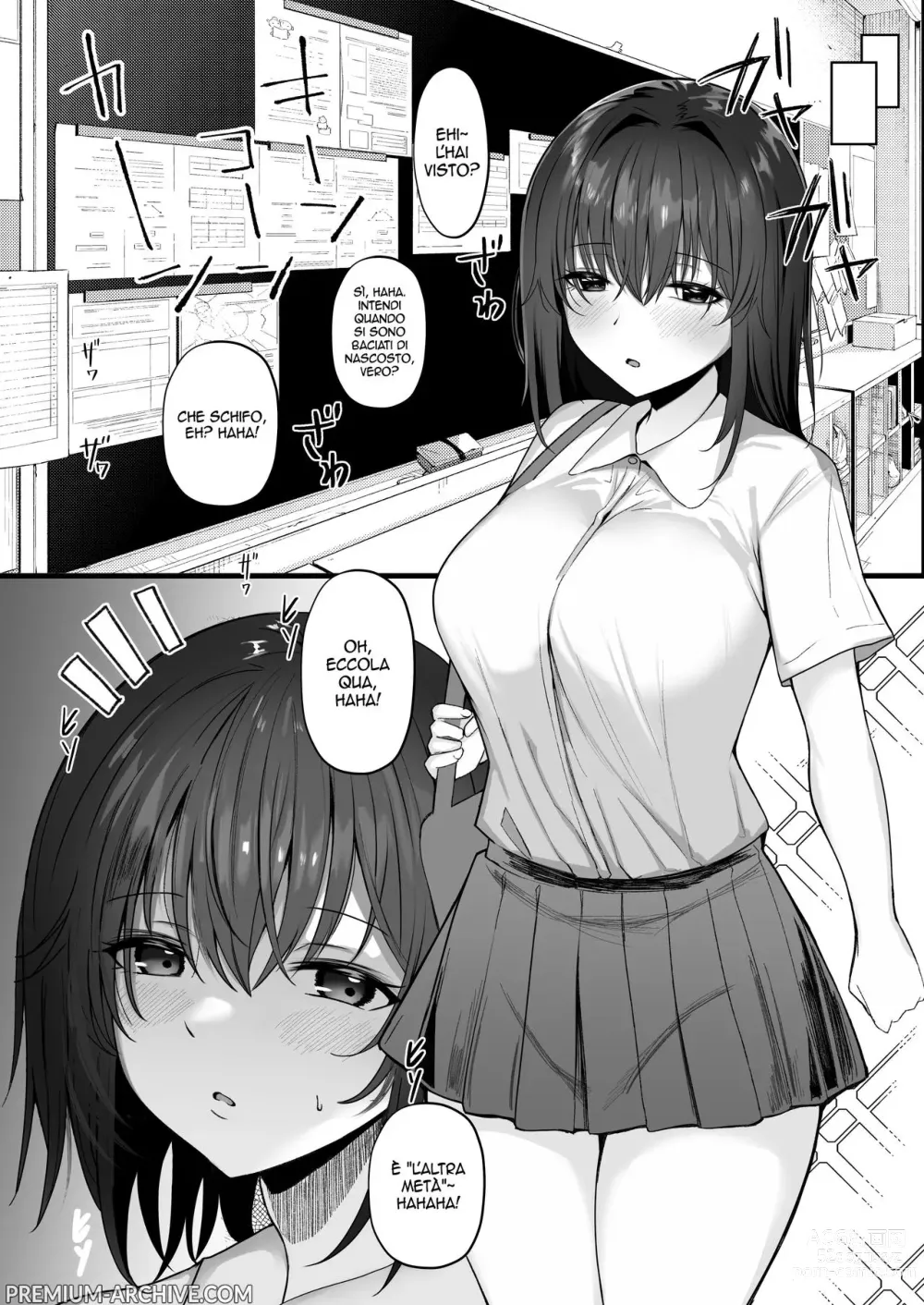 Page 5 of doujinshi Le Sofferenze della Ragazza Netorare dai Capelli Neri