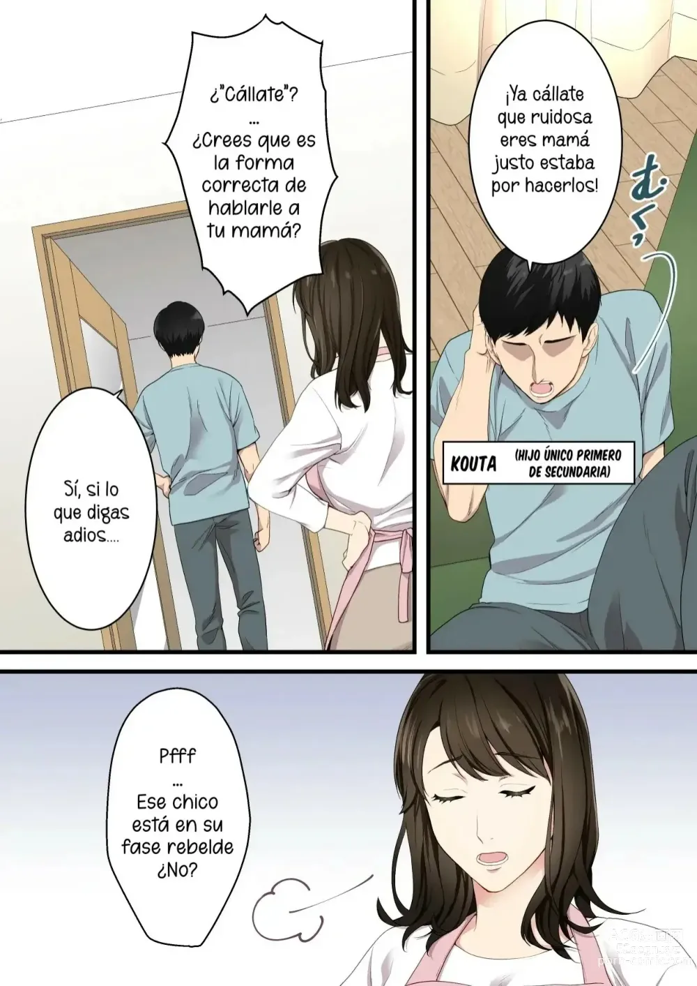 Page 3 of doujinshi Naka no Warukatta Haha to Musuko ga Amaama Couple ni Naru made