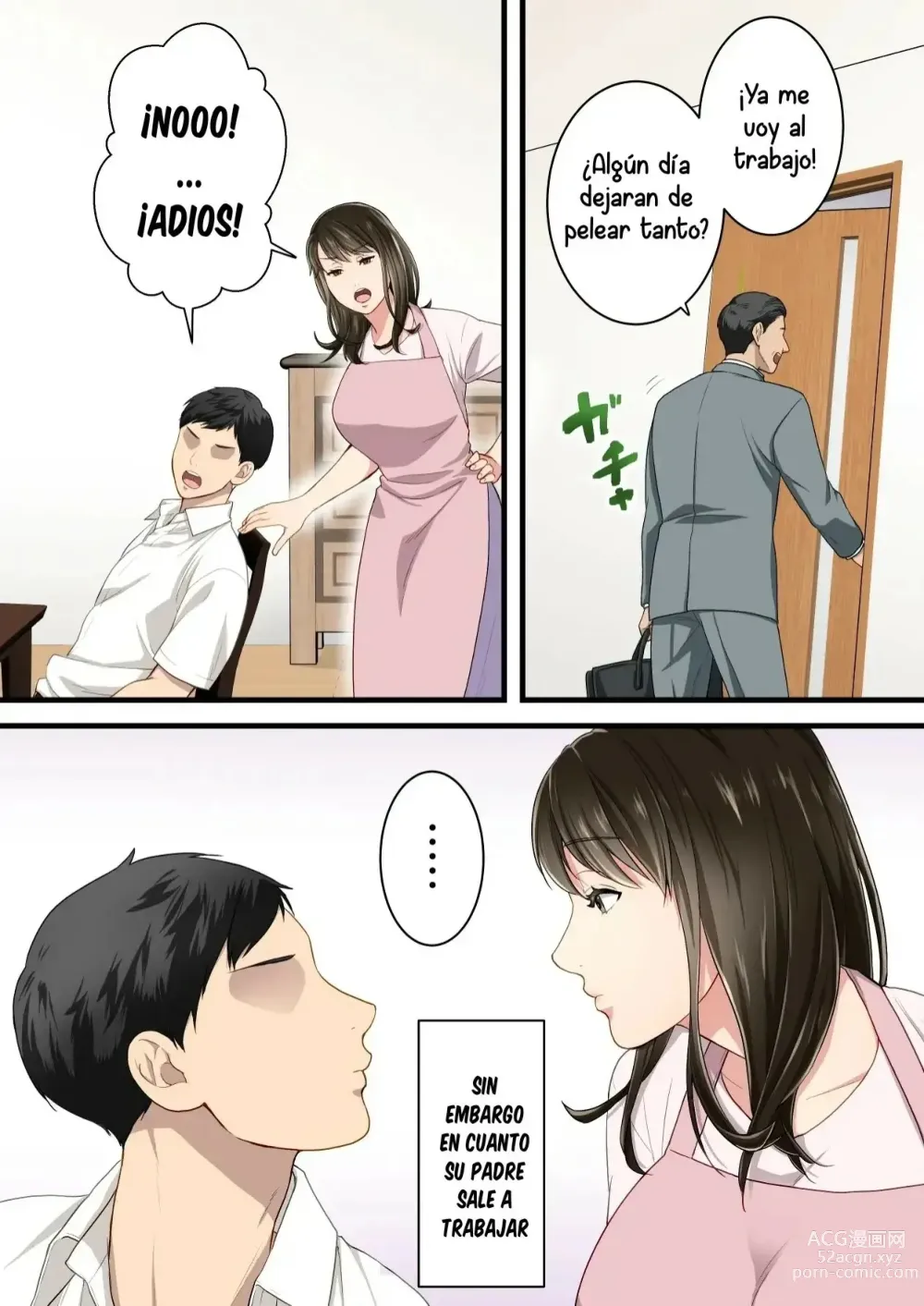 Page 40 of doujinshi Naka no Warukatta Haha to Musuko ga Amaama Couple ni Naru made