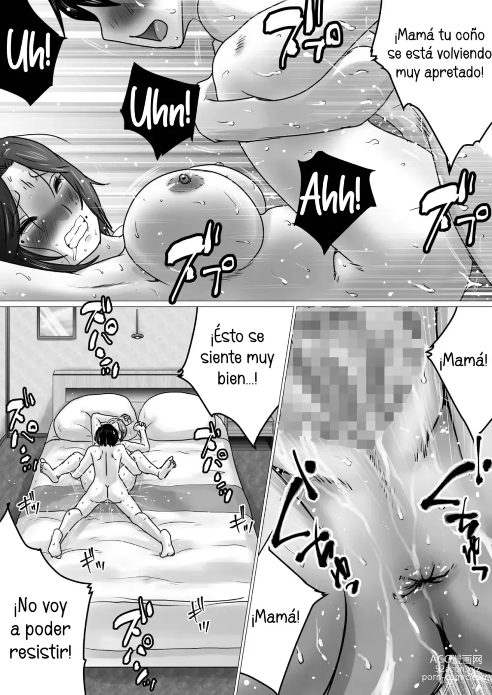 Page 38 of doujinshi Pase la noche con mama en un love hotel