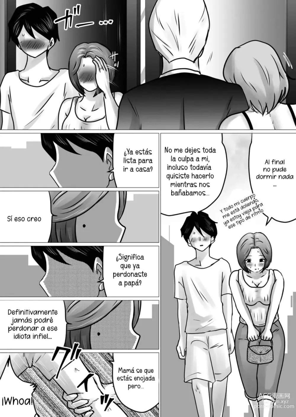 Page 58 of doujinshi Pase la noche con mama en un love hotel