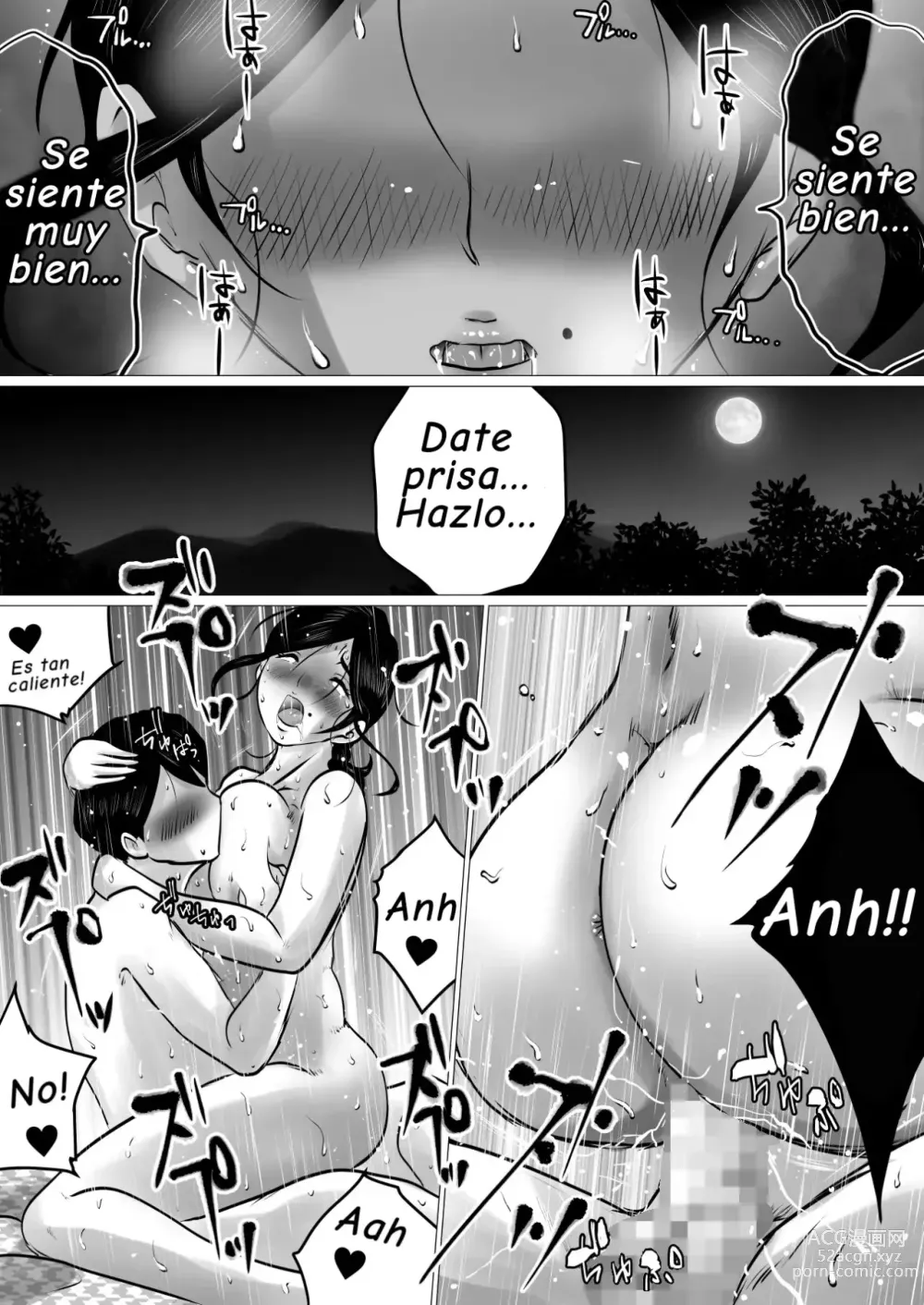 Page 38 of doujinshi Jukubo to Futari de, Onsen Ryokou. ~Oyakoukou Suru Tsumori ga, Kaa-san no Karada ga Ero Sugita node...~