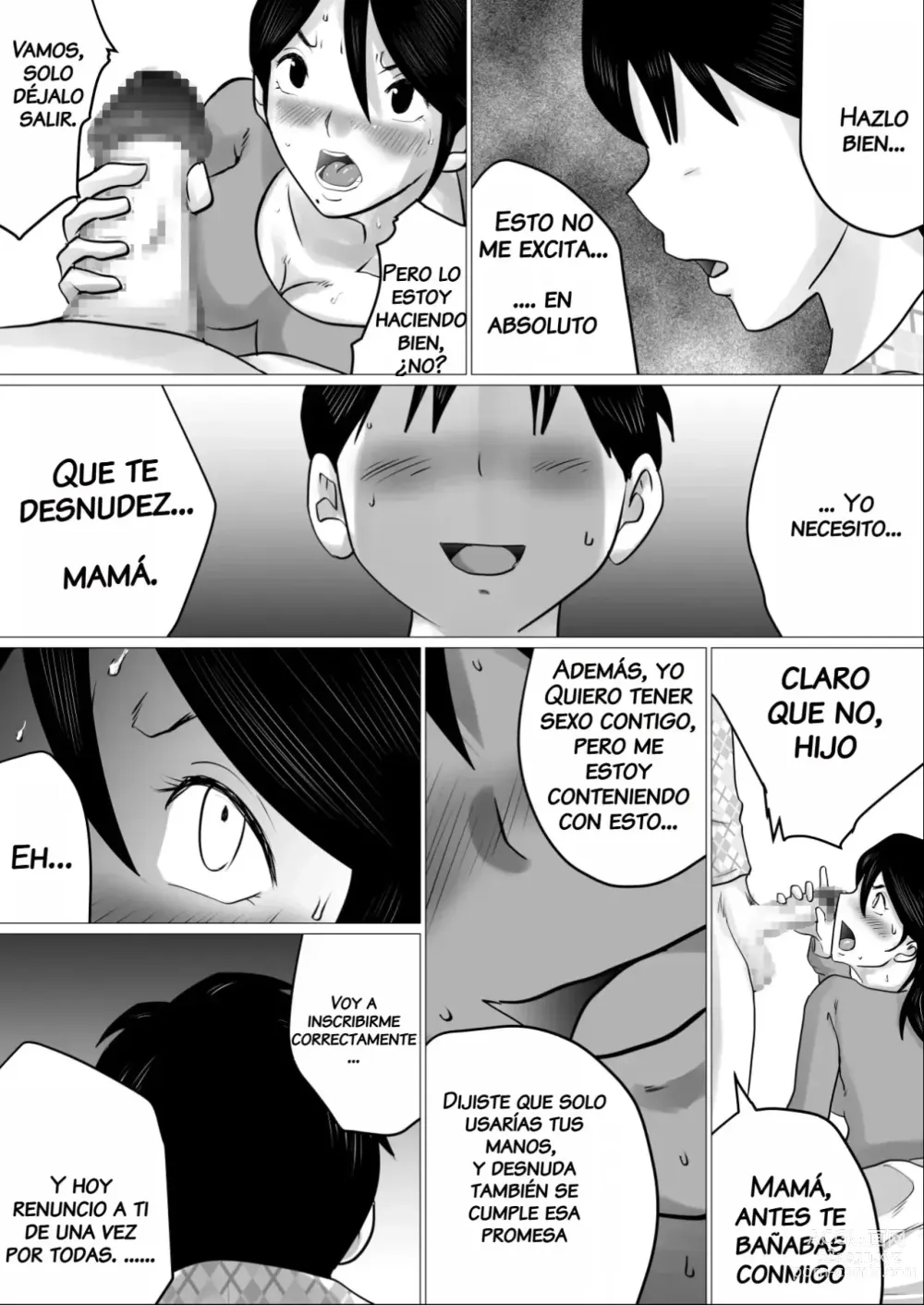 Page 12 of doujinshi Madre a la que le pidieron sexo como regalo por aprobar el examen