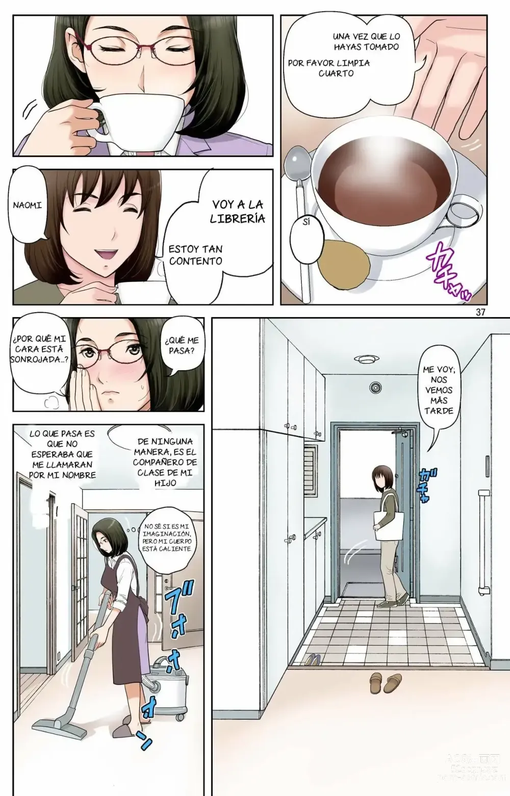 Page 37 of doujinshi Cómo mi madre se convirtio en la esclava sexual de mi amigo 1 ~Vision de Naomi~