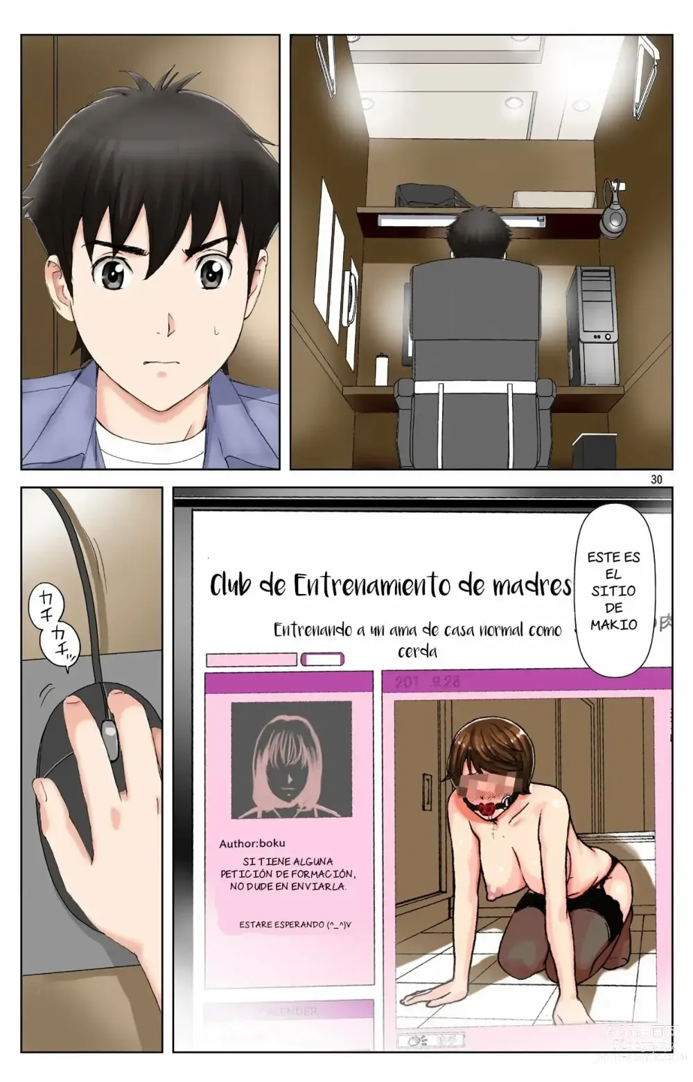 Page 30 of doujinshi Cómo mi madre se convirtio en la esclava sexual de mi amigo 2 ~Vision de Hiroki~