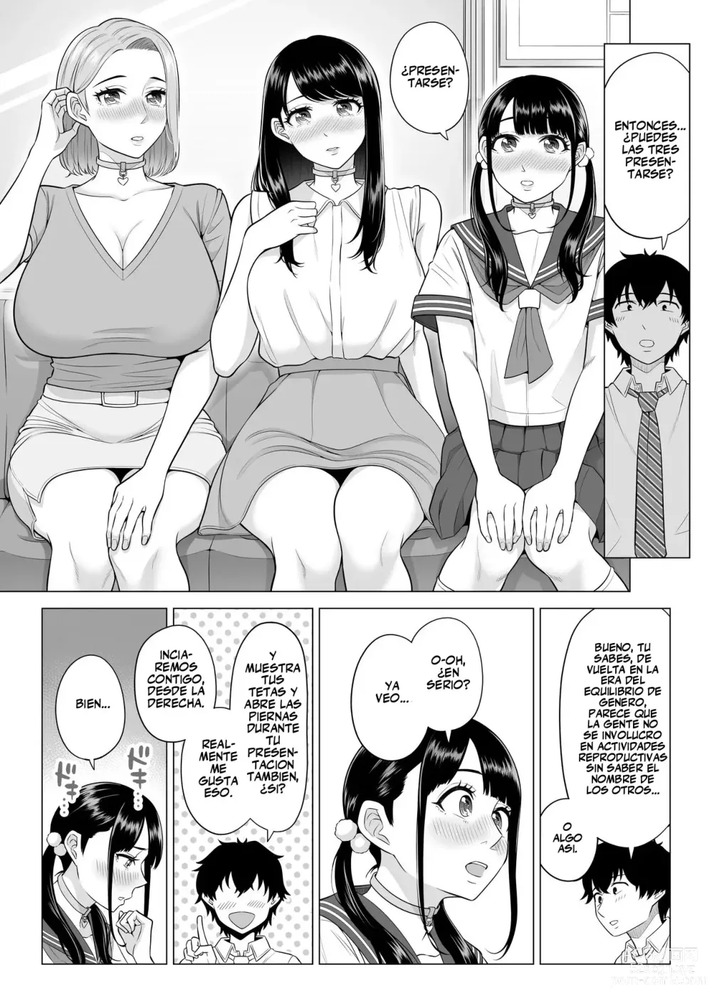 Page 21 of doujinshi En un mundo donde los hombres son escasos, el esperma es un recurso valioso