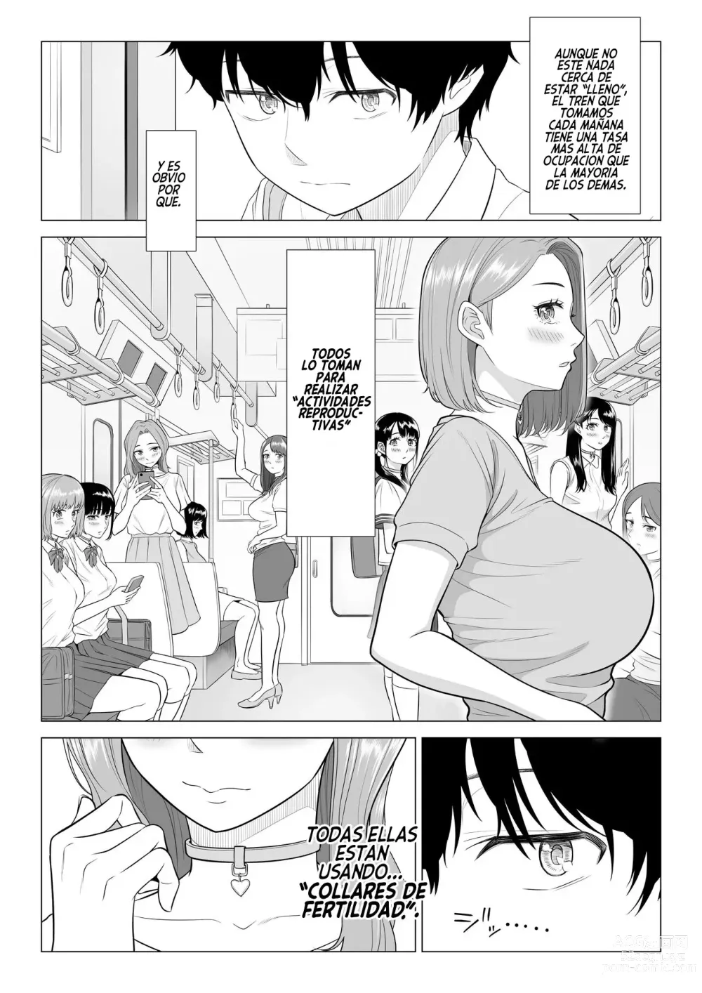 Page 8 of doujinshi En un mundo donde los hombres son escasos, el esperma es un recurso valioso