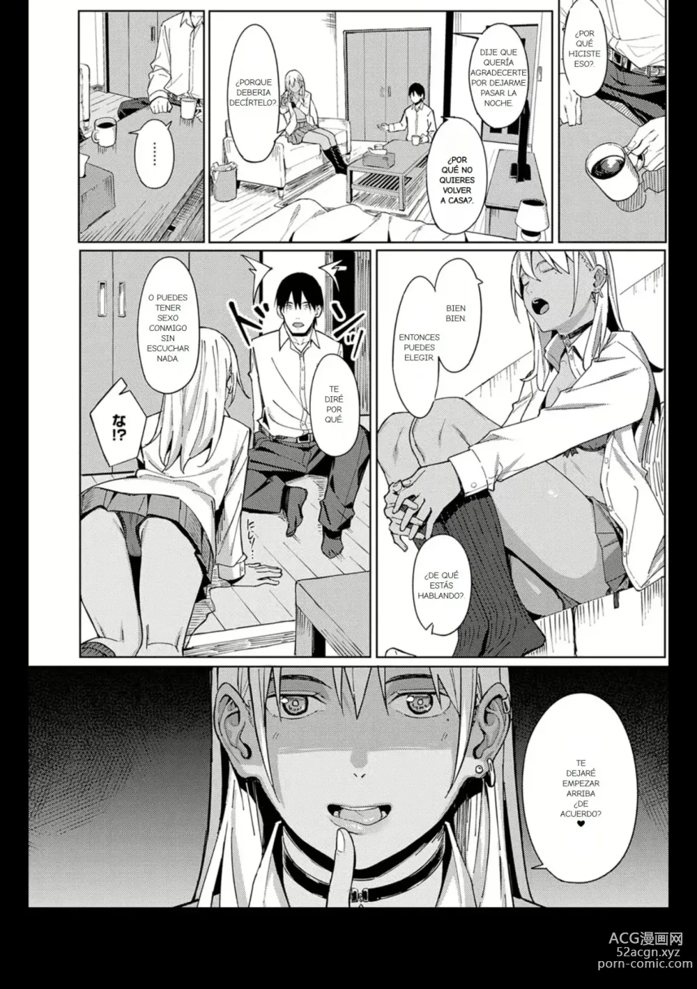 Page 10 of manga Dos noches y tres dias huyendo