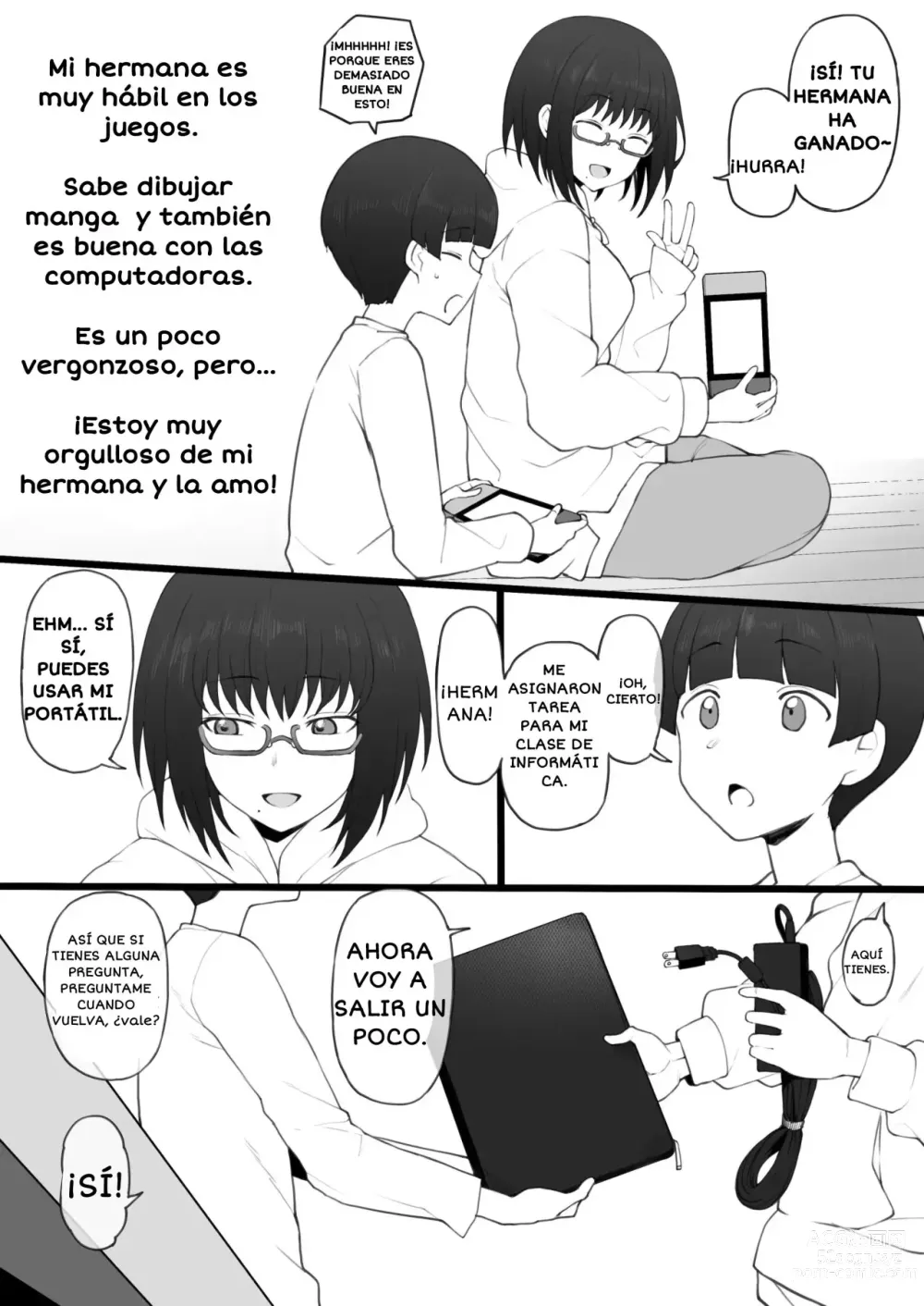 Page 3 of doujinshi En la computadora que me prestó mi querida hermana mayor...