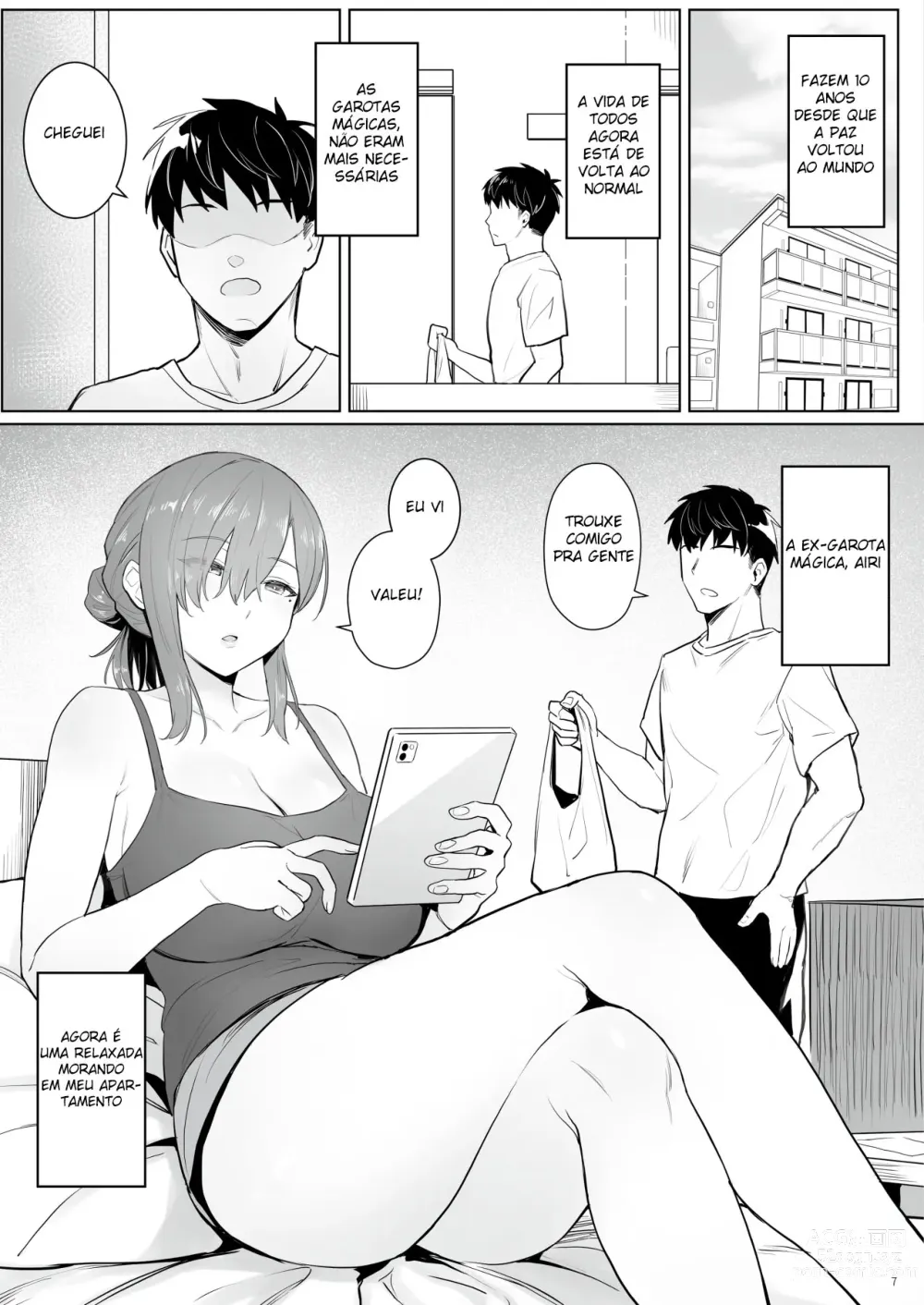 Page 6 of doujinshi The NEET Life of a Former Magical Girl