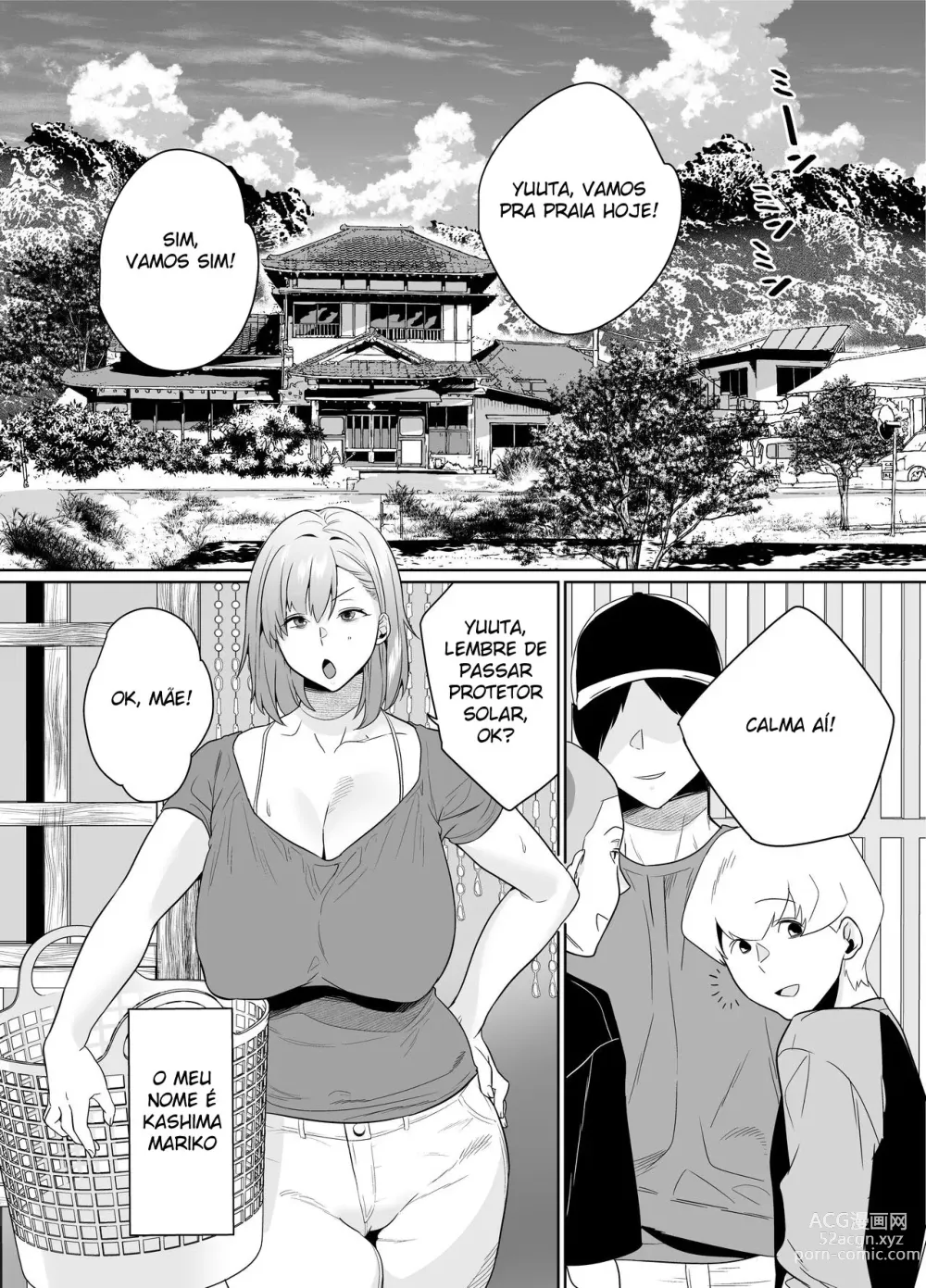 Page 3 of doujinshi Rural, Summer. Hot Sweet Sex with My Friend's Mom