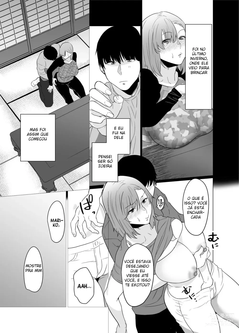 Page 8 of doujinshi Rural, Summer. Hot Sweet Sex with My Friend's Mom