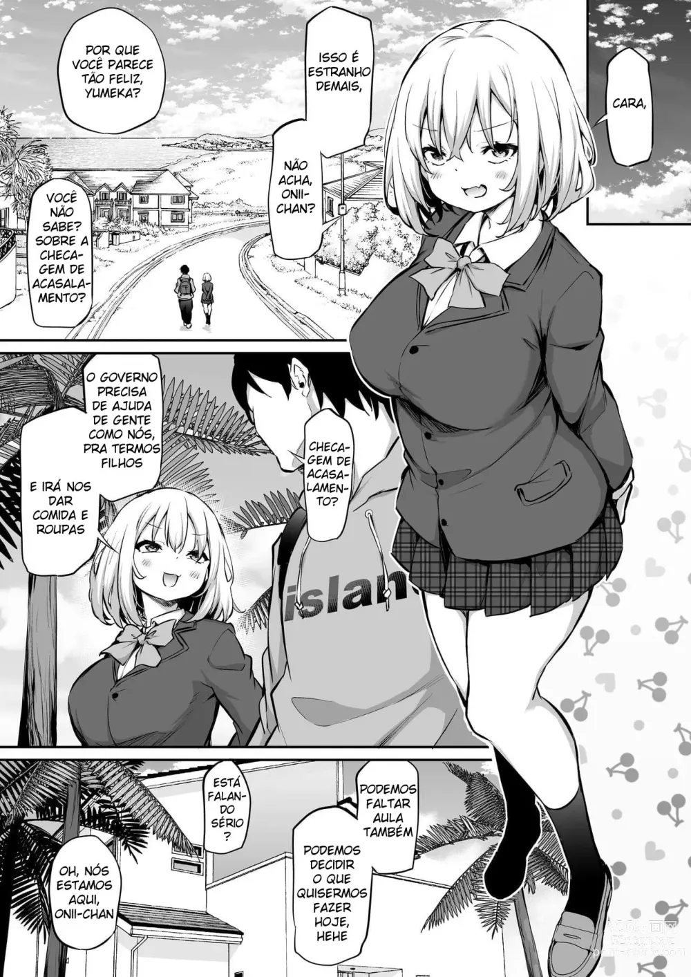 Page 4 of doujinshi You Must Breed Your Sister To Leave This Island + Omake