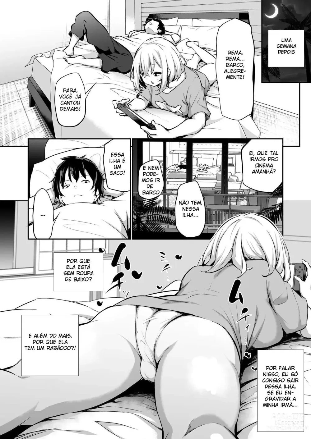 Page 7 of doujinshi You Must Breed Your Sister To Leave This Island + Omake