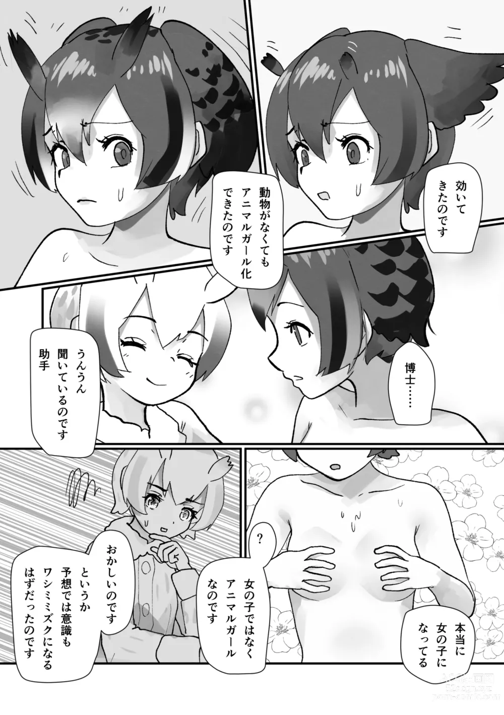 Page 89 of doujinshi Boku mo Friend ~Kimi wa Kaeru Basho~ Kemono Friends TSF Goudou 3