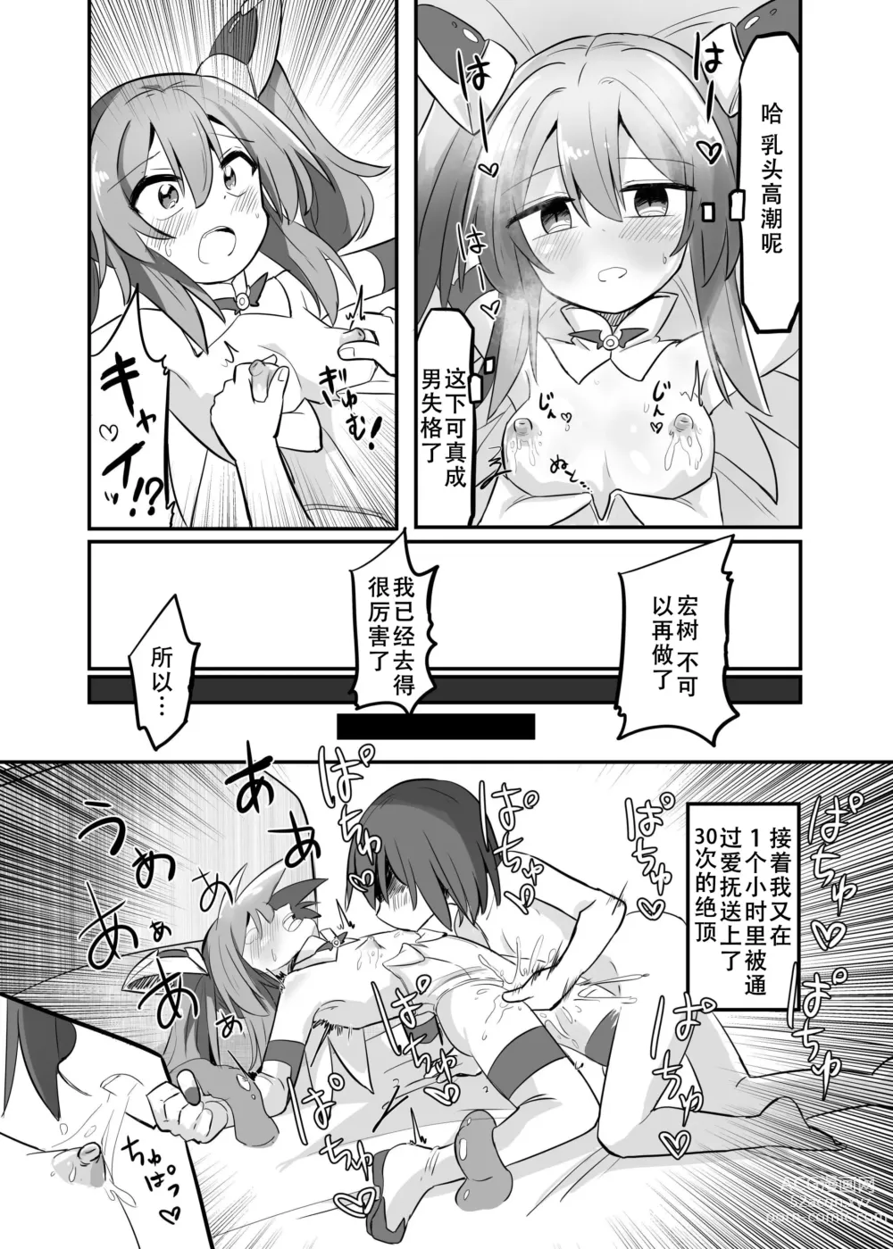 Page 18 of doujinshi TS Mahou Shoujo, Otouto ni Okasareru