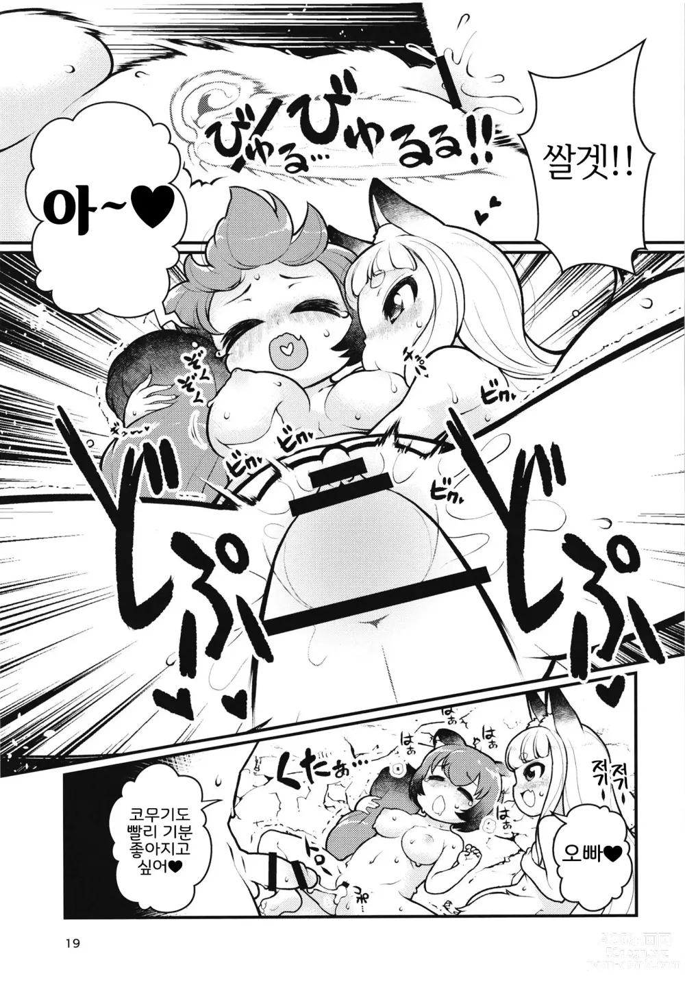 Page 18 of doujinshi 케모미미 온천에 어서오세요