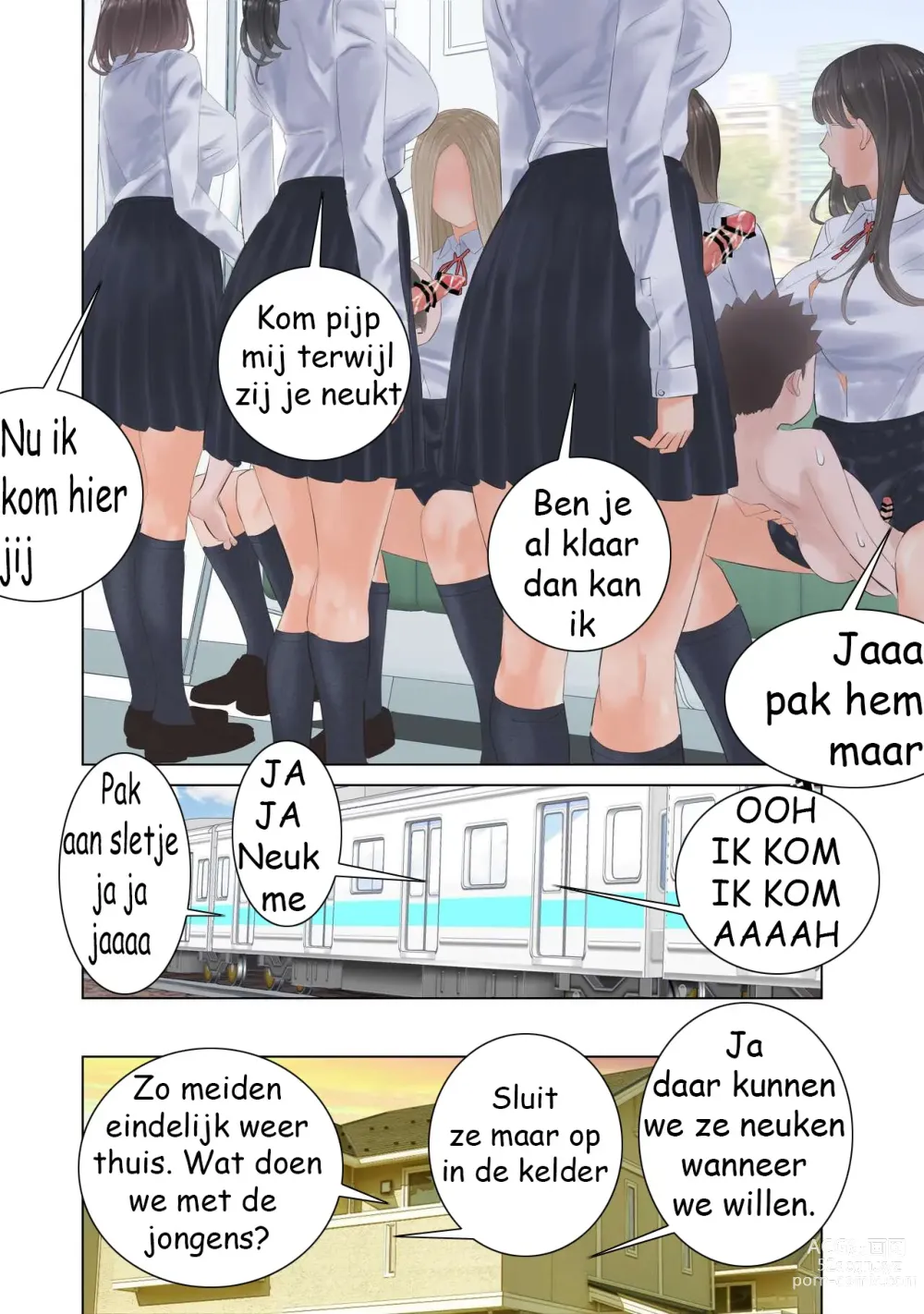 Page 25 of manga Avontuur op de metro