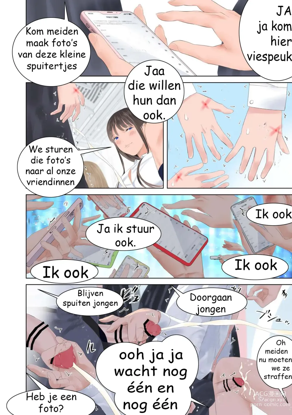 Page 10 of manga Avontuur op de metro