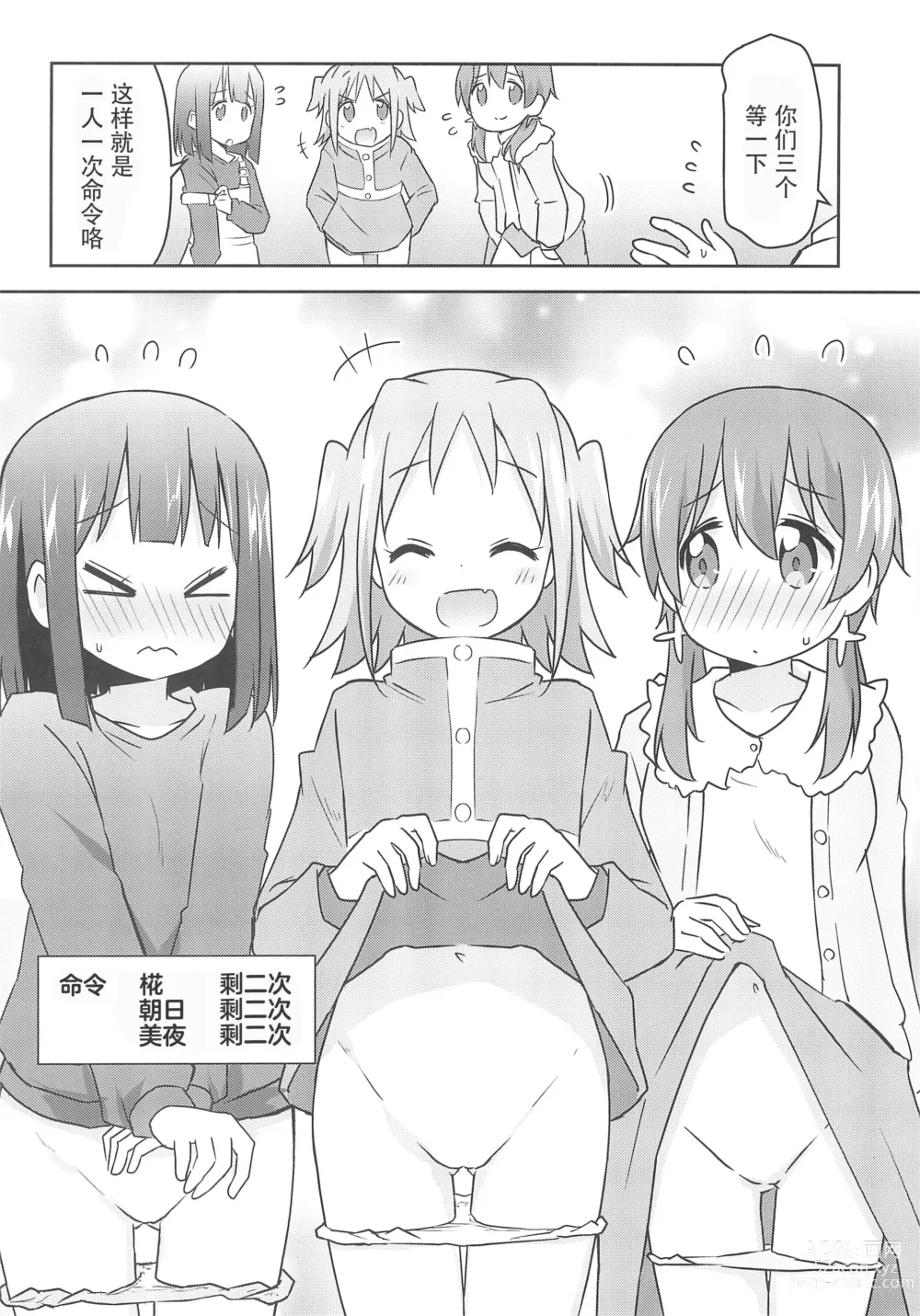 Page 12 of doujinshi 不管什么命令都可以吗?