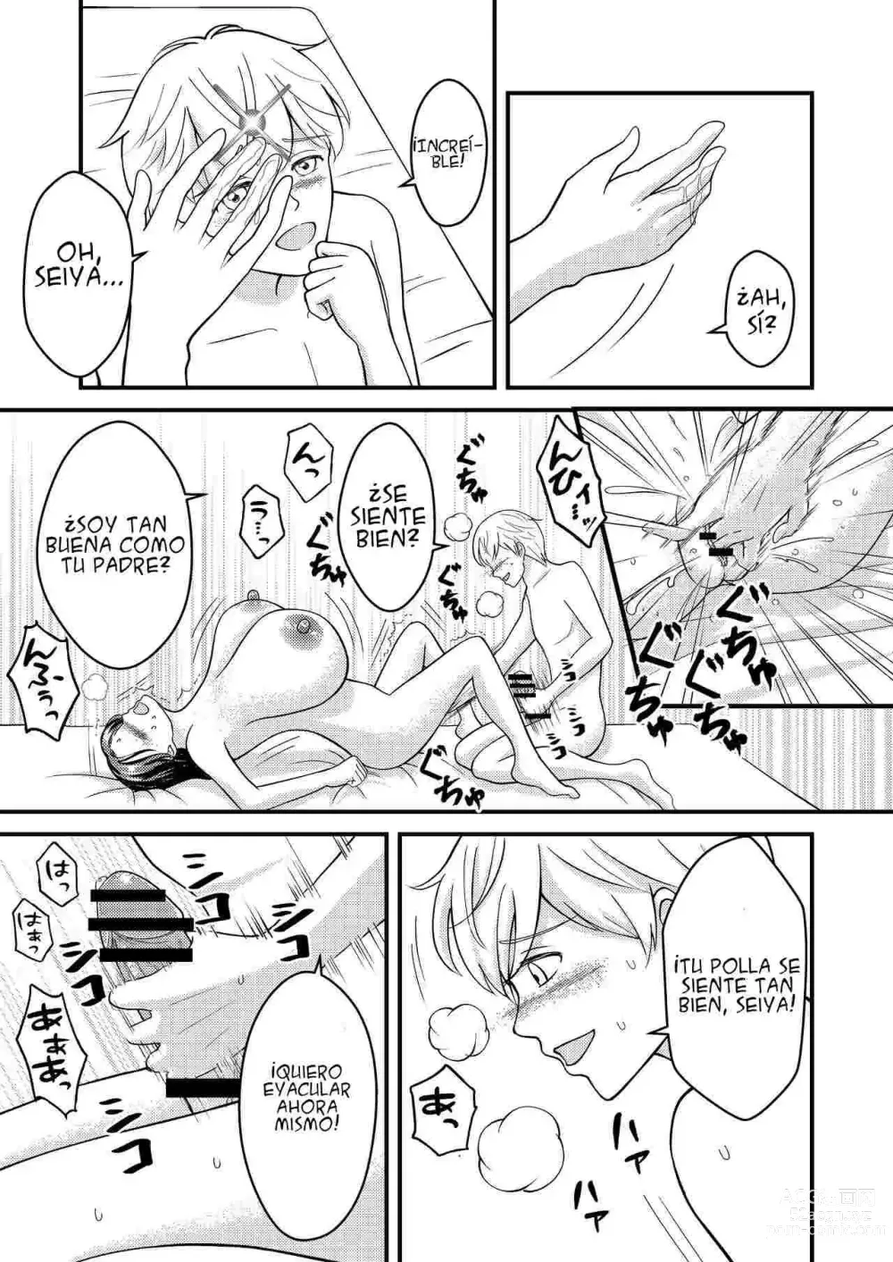 Page 12 of doujinshi Yasashii Bakunyuu Kaa-san to Irekawacchatta Hankouki na Ore no Hanashi ~Episode 3~