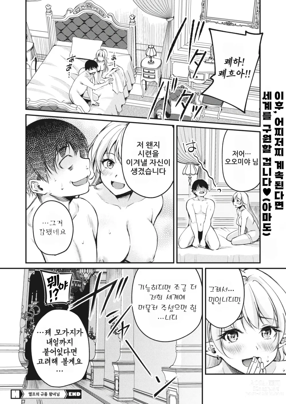 Page 26 of manga 규중 엘프의 왕녀님