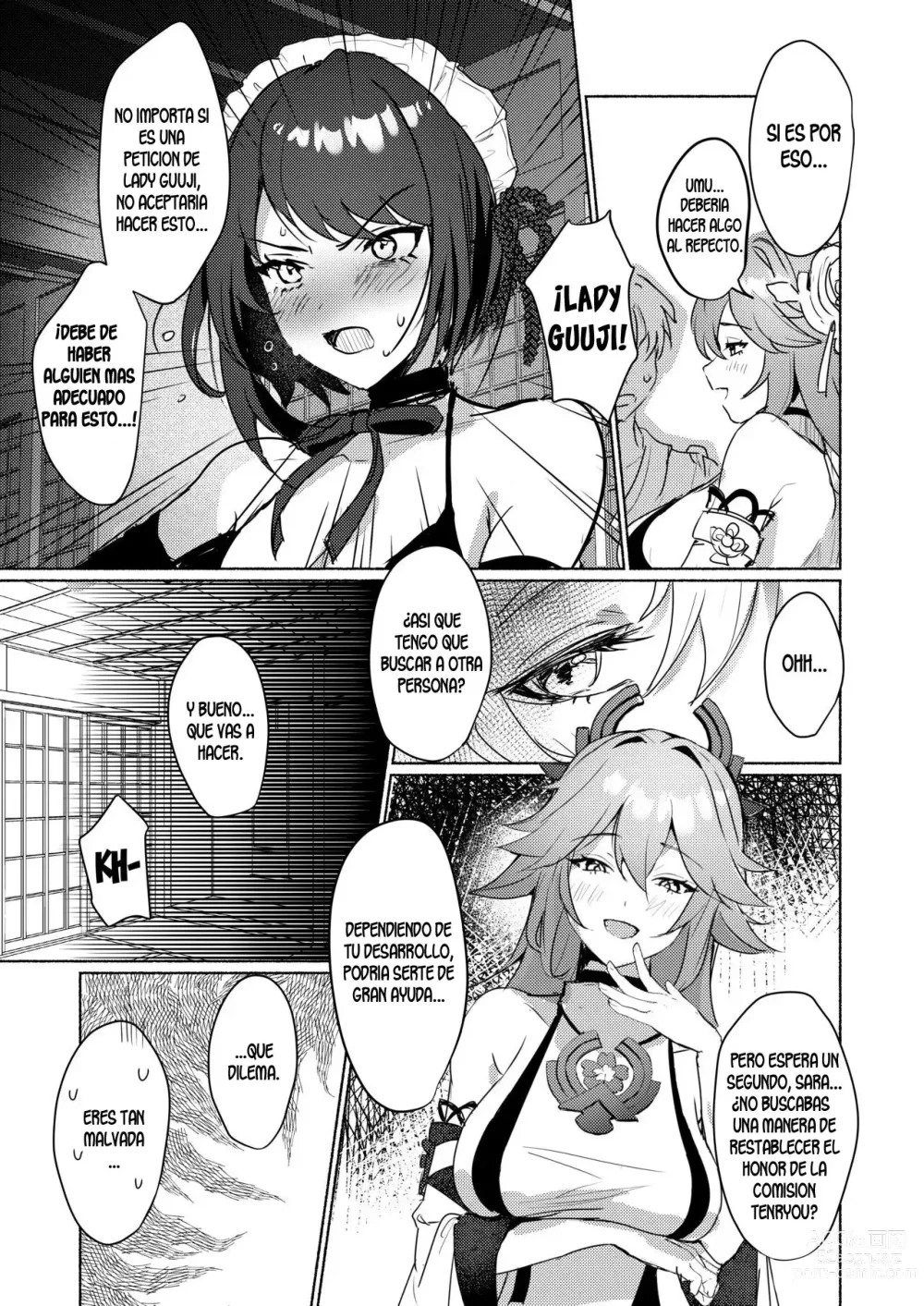 Page 16 of doujinshi Casa de te en Inazuma ~Cosplay sexo con maids inusualmente calientes~