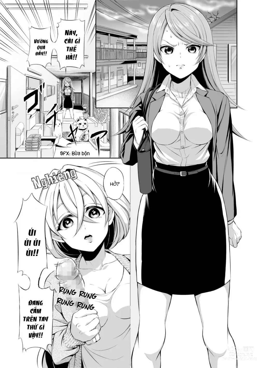 Page 3 of doujinshi Ryoujoku Shokushu no Bathroom ~Ayashige na Otonari-san ni Moratta no wa Shokushu deshita~