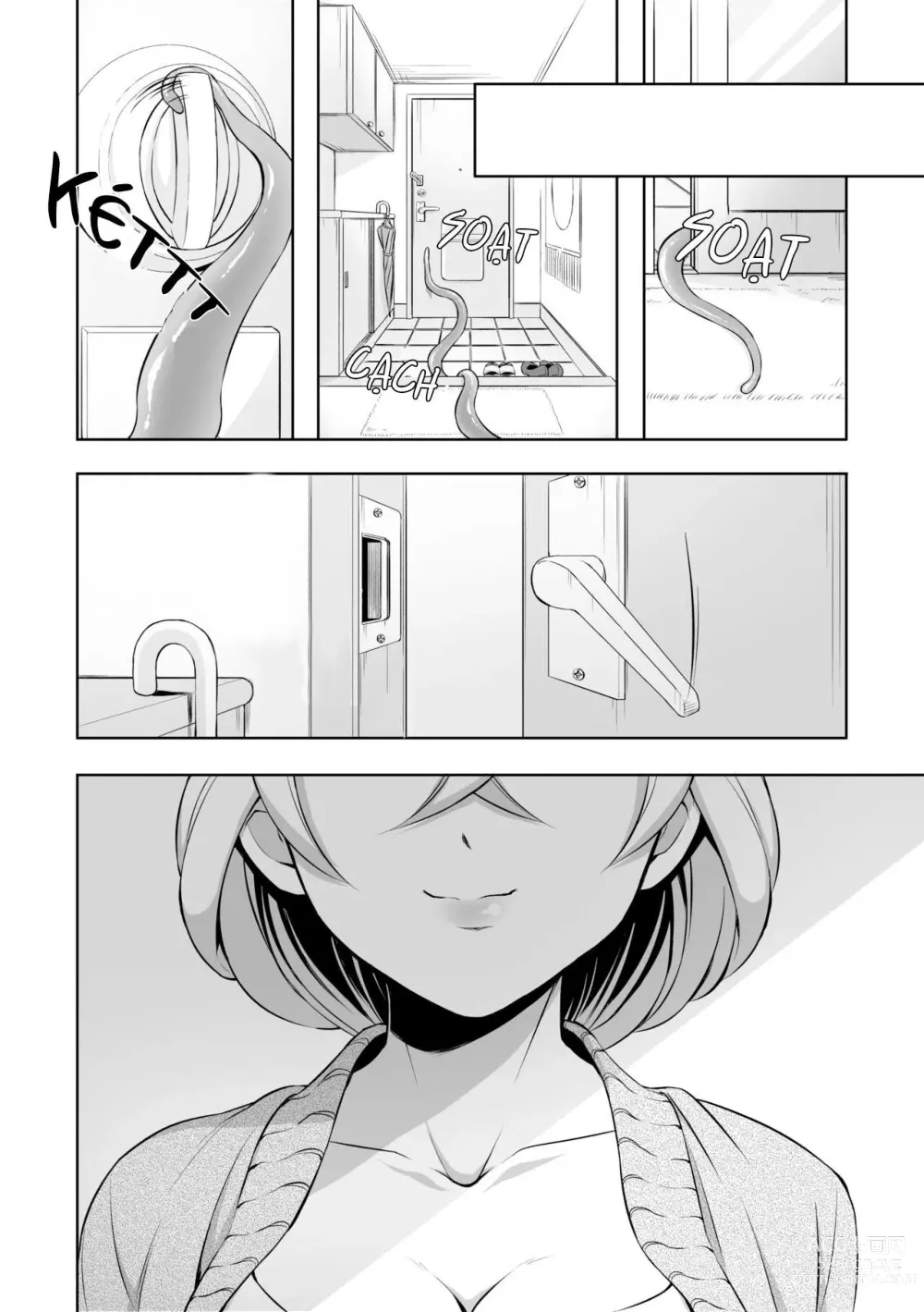 Page 32 of doujinshi Ryoujoku Shokushu no Bathroom ~Ayashige na Otonari-san ni Moratta no wa Shokushu deshita~