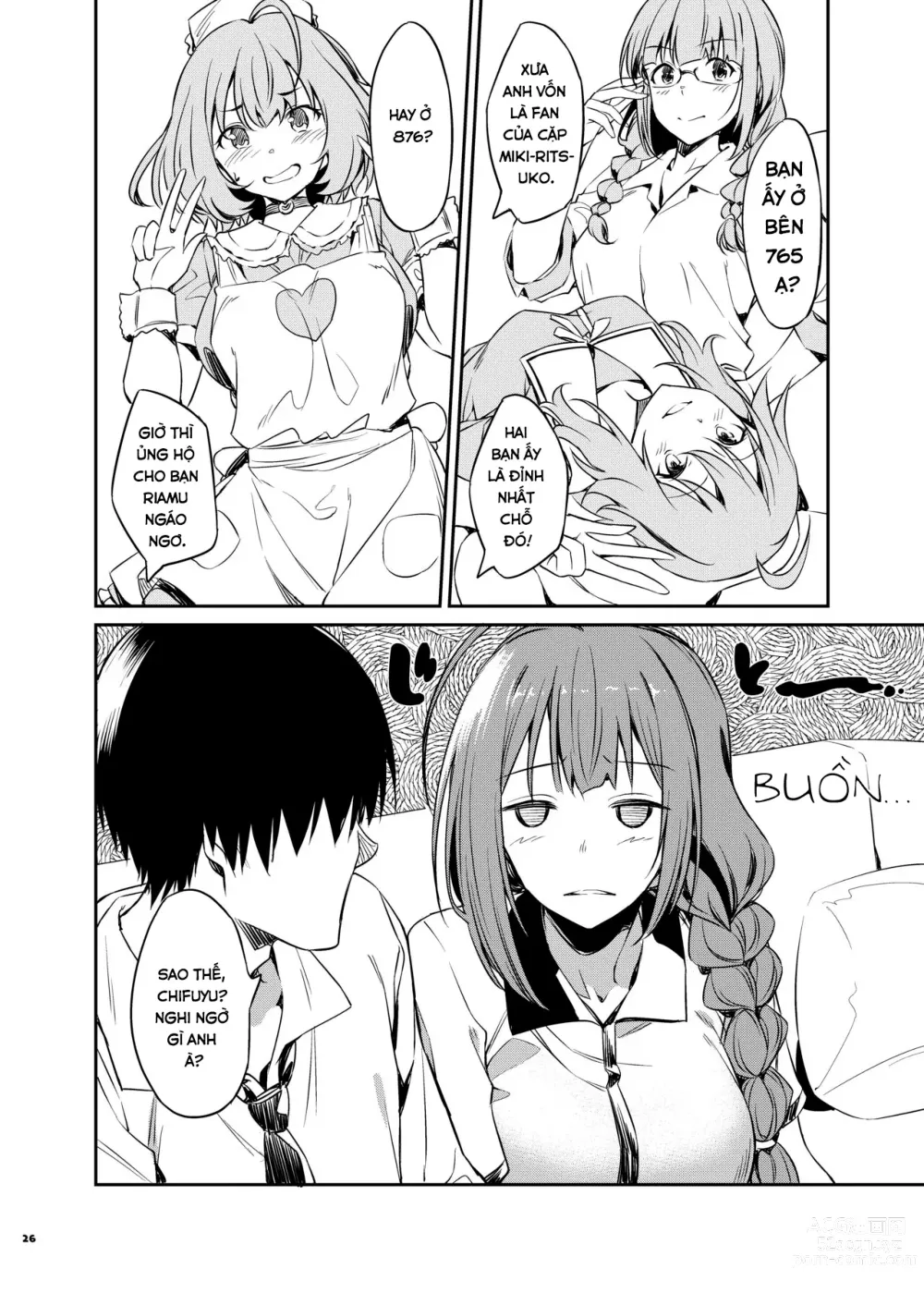 Page 28 of doujinshi ShinyM@S Icha Love Ero Goudou SWEET COLORS