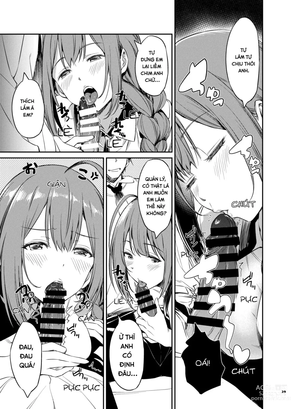 Page 31 of doujinshi ShinyM@S Icha Love Ero Goudou SWEET COLORS