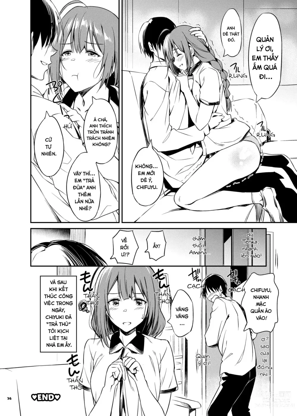 Page 38 of doujinshi ShinyM@S Icha Love Ero Goudou SWEET COLORS