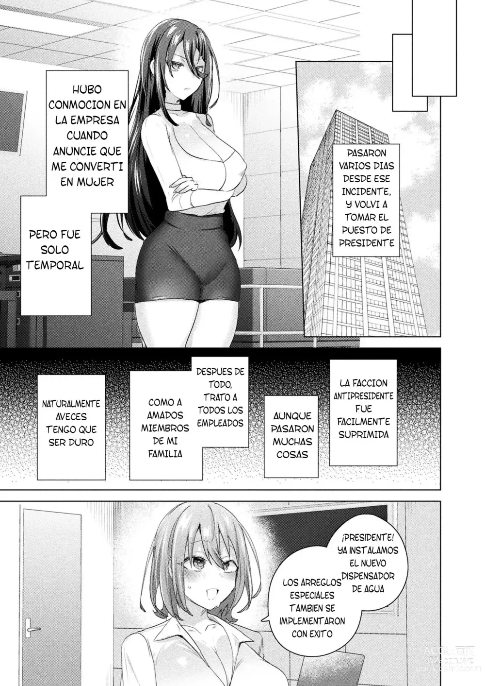 Page 19 of manga TS President Ch. 4