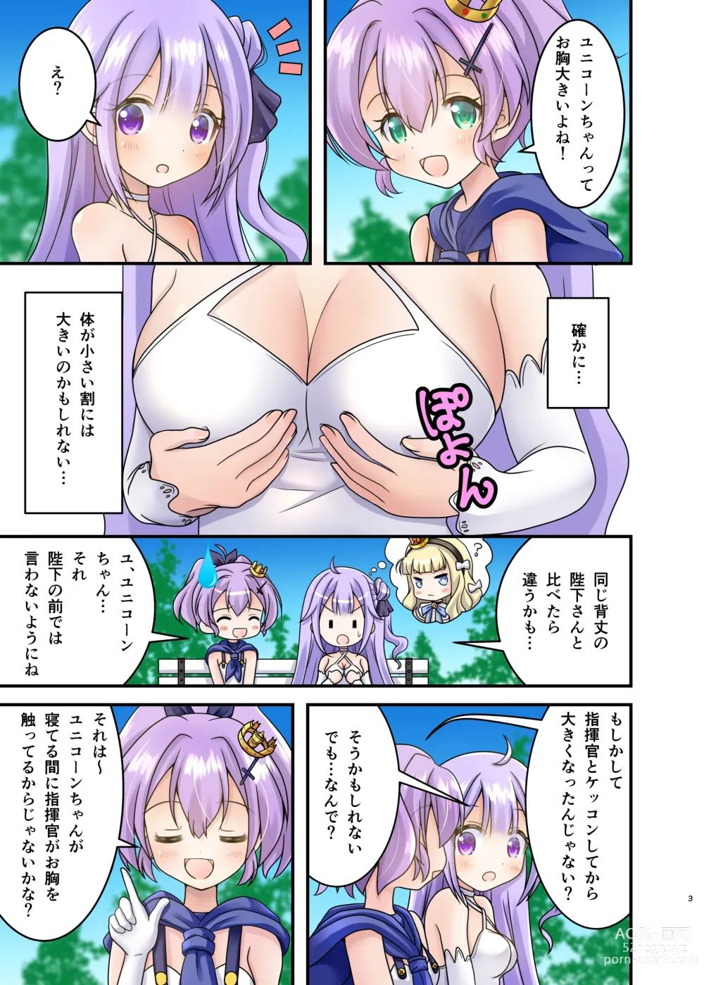 Page 2 of doujinshi Uni Pai!!