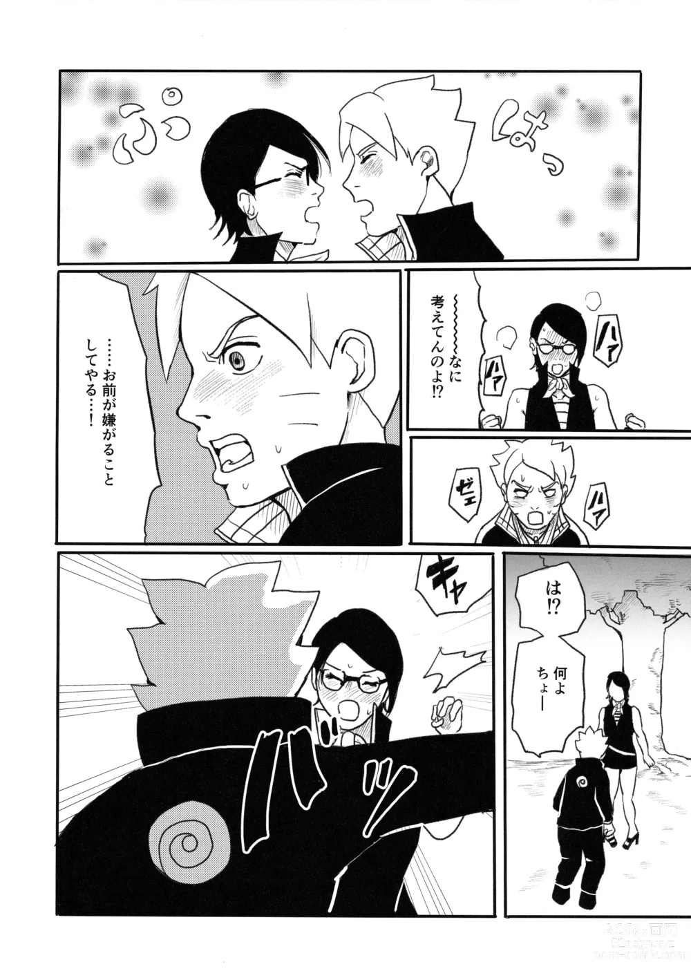 Page 29 of doujinshi Baka to Boruto to Shannaro