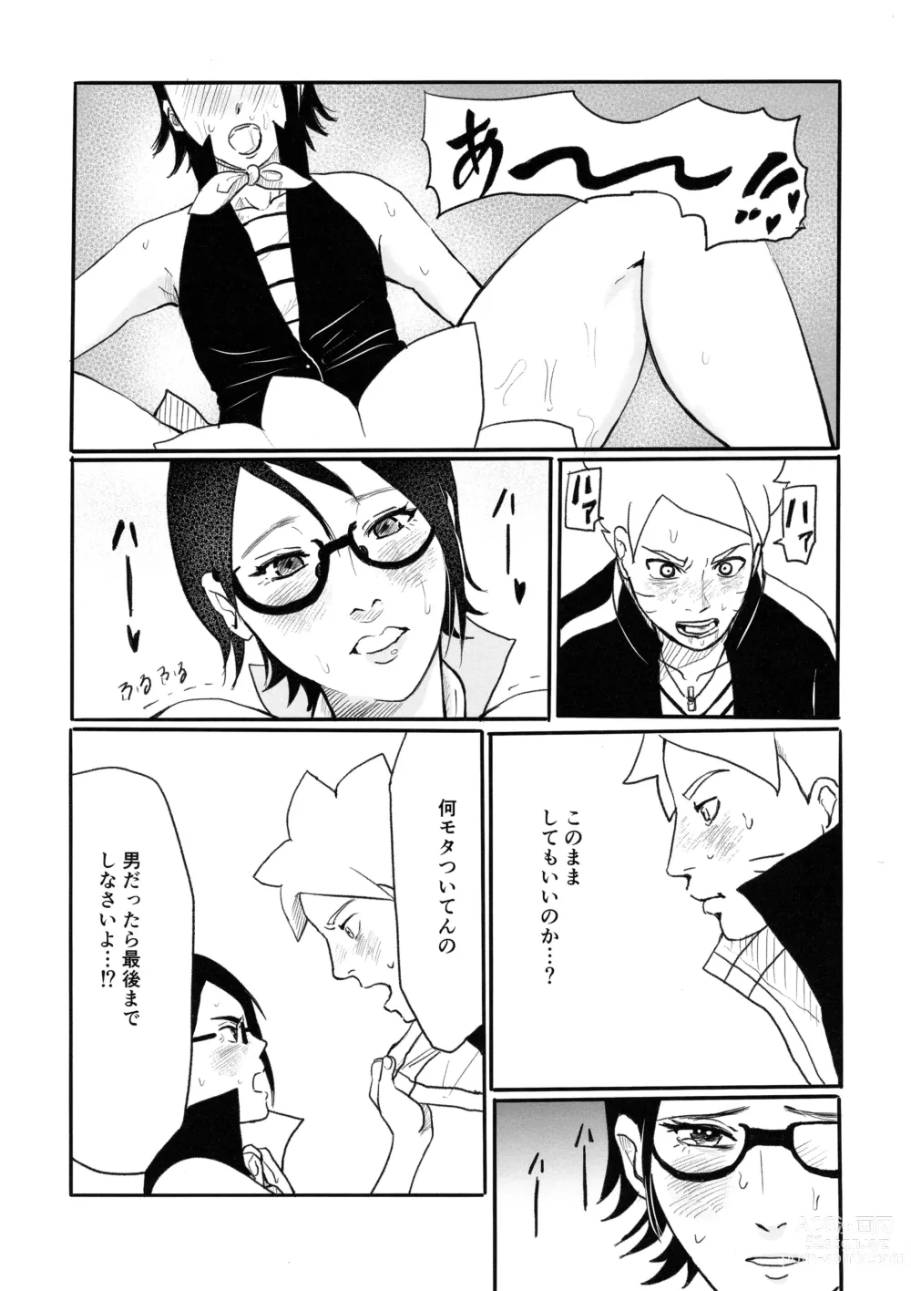 Page 33 of doujinshi Baka to Boruto to Shannaro