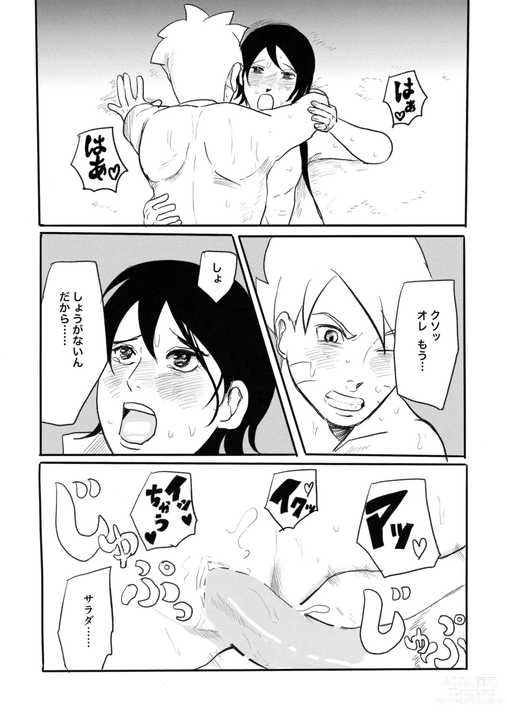 Page 36 of doujinshi Baka to Boruto to Shannaro