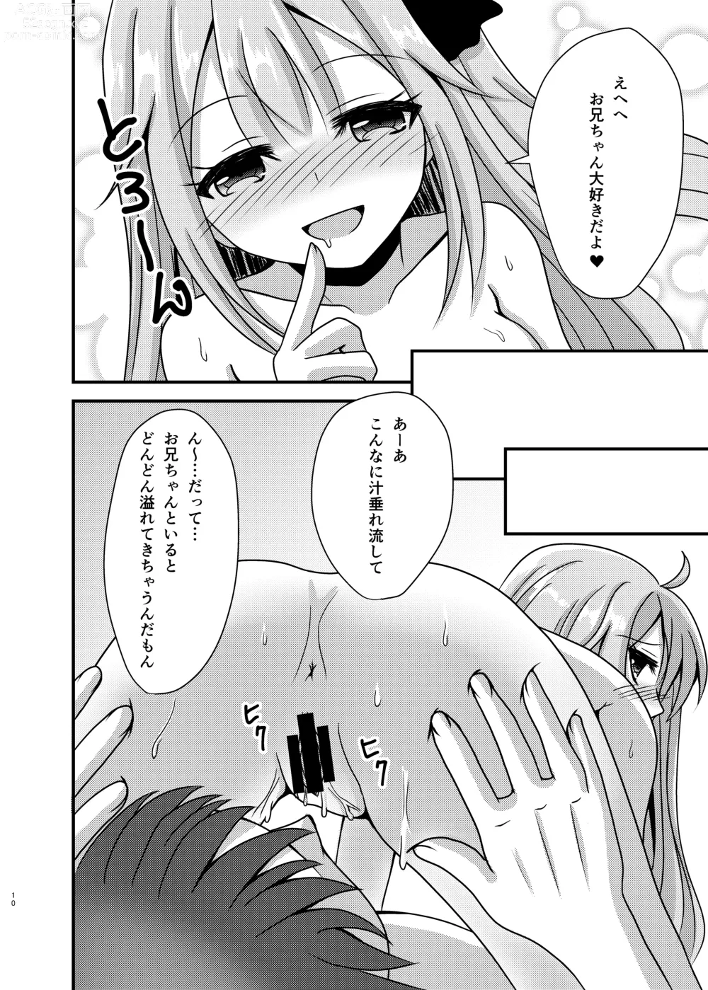 Page 9 of doujinshi Unicorn ga Konnani H ni natta no wa Ore no Sei rashii