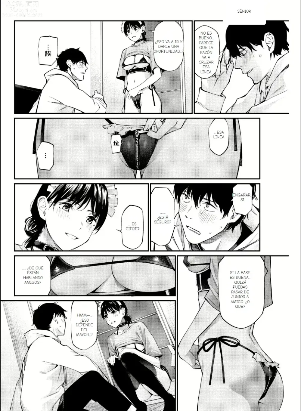 Page 11 of manga Senpai