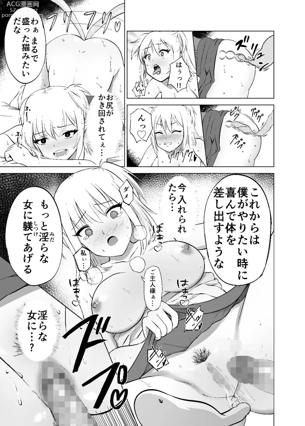 Page 25 of doujinshi Omoi Gakezu GET Shita Onnanoko ga Mesu Ochi shite Juujun ni Natteiku.