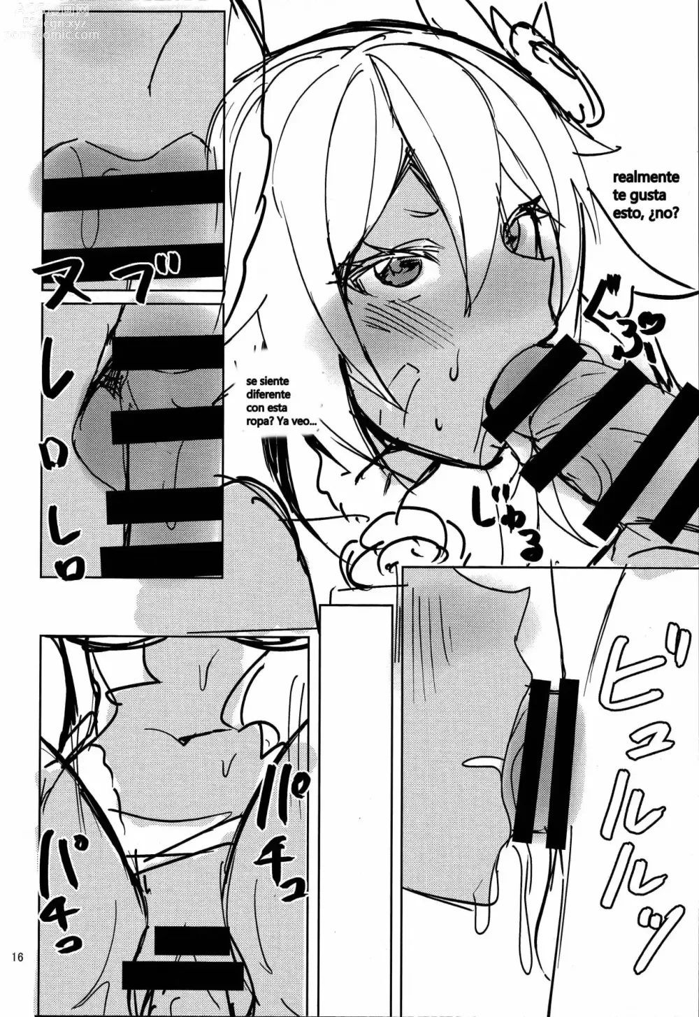 Page 14 of doujinshi Summer day in get wet