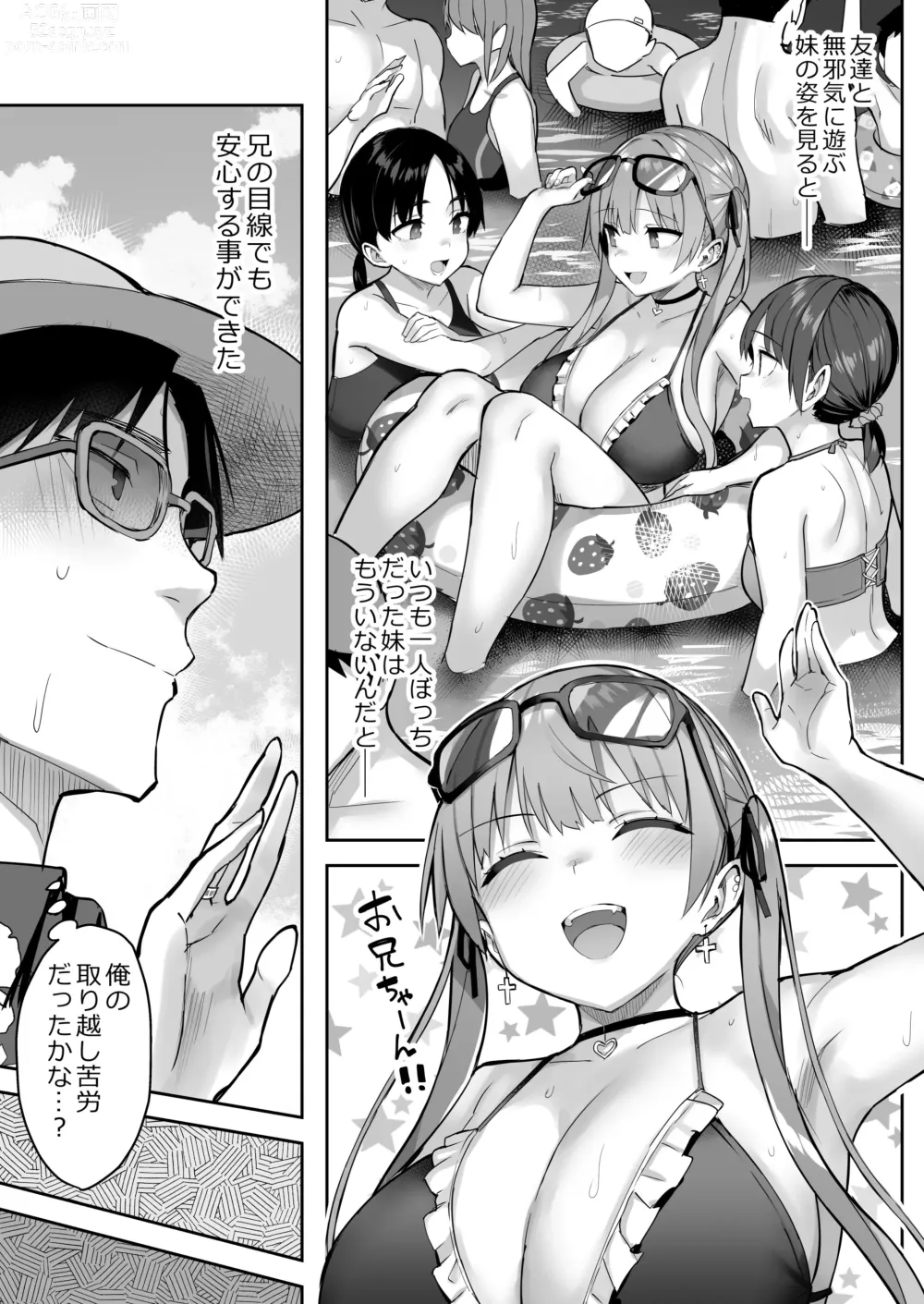 Page 35 of doujinshi Moto InCha no Kyonyuu Yariman Imouto ga Erosugite, Onii-chan wa Mou...!! 3