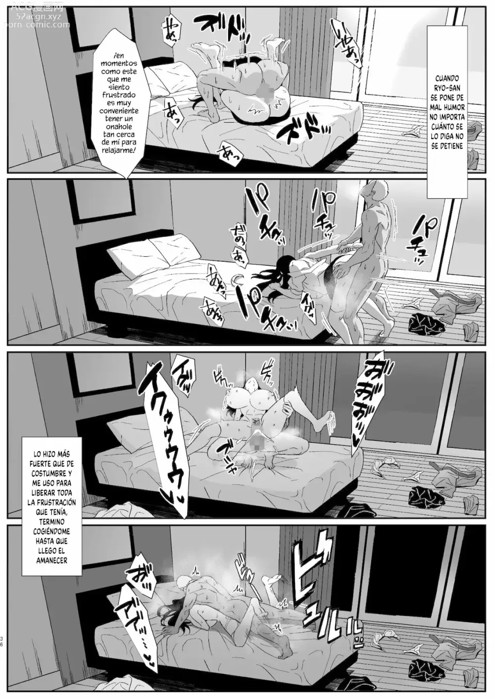 Page 36 of doujinshi La historia de mi novia que conoci en un juego en linea me engaño con un poderoso jugador