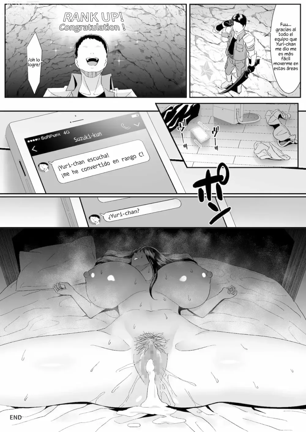 Page 43 of doujinshi La historia de mi novia que conoci en un juego en linea me engaño con un poderoso jugador